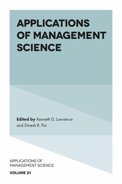 Cover Applications of Management Science (eBook, PDF)