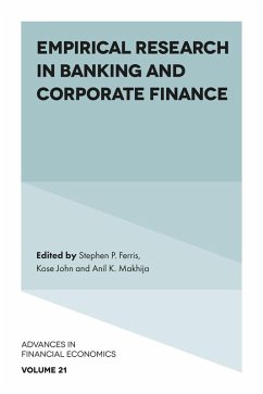 Cover Empirical Research in Banking and Corporate Finance (eBook, PDF)