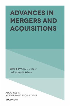 Cover Advances in Mergers and Acquisitions (eBook, PDF)