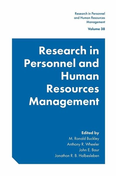 Research in Personnel and Human Resources Management (eBook, PDF) Research in Personnel and Human Resources Management (eBook, PDF)