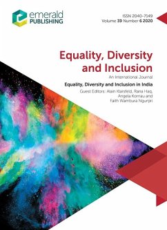 Cover Equality, Diversity and Inclusion in India (eBook, PDF)