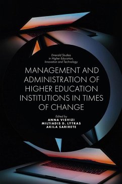 Cover Management and Administration of Higher Education Institutions in Times of Change (eBook, PDF)