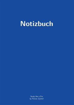 Pro-Notizbuch (blau) - Zacherl, Florian