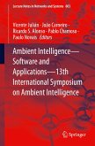 Ambient Intelligence¿Software and Applications¿13th International Symposium on Ambient Intelligence