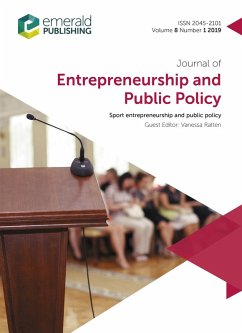 Cover Sport Entrepreneurship and Public Policy (eBook, PDF)