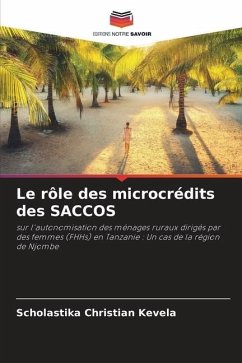 Le rôle des microcrédits des SACCOS - Christian Kevela, Scholastika