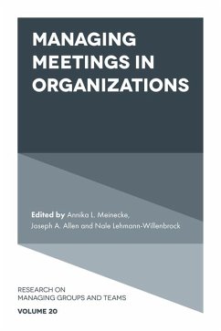 Cover Managing Meetings in Organizations (eBook, PDF)