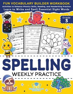 Spelling Weekly Practice for 3rd Grade - Panda Education, Scholastic