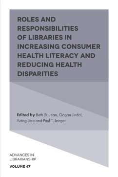 Cover Roles and Responsibilities of Libraries in Increasing Consumer Health Literacy and Reducing Health Disparities (eBook, PDF)
