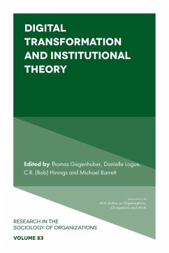 Cover Digital Transformation and Institutional Theory (eBook, PDF)