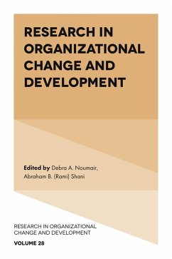 Research in Organizational Change and Development (eBook, PDF) Cover Research in Organizational Change and Development (eBook, PDF)
