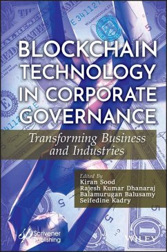 Cover Blockchain Technology in Corporate Governance (eBook, ePUB)