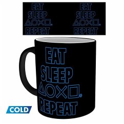 PLAYSTATION Tasse Thermoeffekt 320 ml - Eat Sleep Repeat