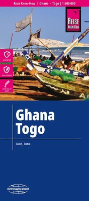 Reise Know-How Landkarte Ghana, Togo (1:600.000) - Reise Know-How Verlag Peter Rump