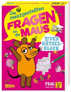 Image of Frag Doch Mal ... Die Maus / Frag Doch Mal ... Die Maus: Die Meistgestellten Fragen An Die Maus - Der Rätselblock - Linda Hartwig, Kartoniert (TB)