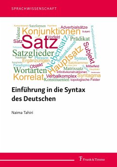 Einführung in die Syntax des Deutschen - Tahiri, Naima
