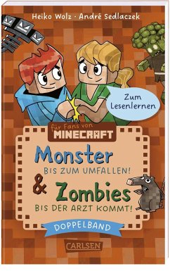 Image of Minecraft: Doppelband - Enthält die Bände: Zombies - bis der Arzt kommt! (Band 1) / Monster - bis zum Umfallen! (Band 2)