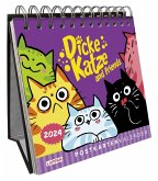 Dicke Katze and Friends - Postkartenkalender 2024