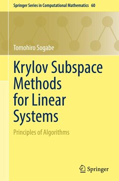 Krylov Subspace Methods for Linear Systems - Sogabe, Tomohiro