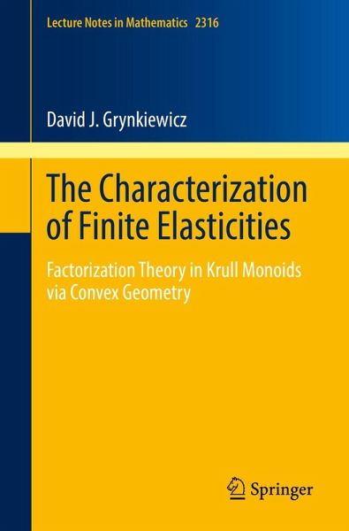 The Characterization of Finite Elasticities (eBook, PDF) The Characterization of Finite Elasticities (eBook, PDF)