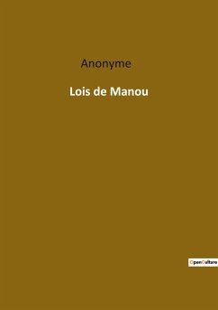 Lois de Manou - Anonyme