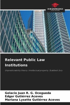 Relevant Public Law Institutions - G. Ocegueda, Gelacio Juan R.;Gutiérrez Aceves, Edgar;Gutiérrez Aceves, Mariana Lysette