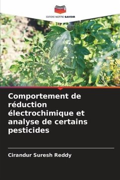 Comportement de réduction électrochimique et analyse de certains pesticides - Suresh Reddy, Cirandur