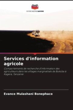 Services d'information agricole - Mulashani Bonephace, Evance