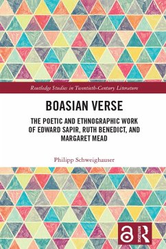 Boasian Verse (eBook, PDF) - Schweighauser, Philipp