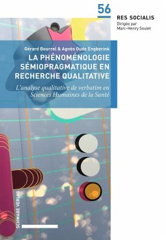 La phénoménologie sémiopragmatique en recherche qualitative (eBook, PDF) - Bourrel, Gérard; Oude Engberink, Agnès