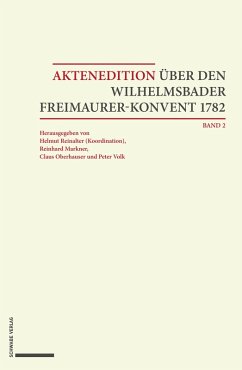 Cover Aktenedition über den Wilhelmsbader Freimaurer-Konvent 1782 (eBook, PDF)