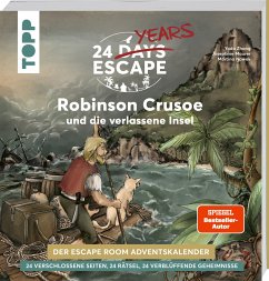 24 DAYS ESCAPE - Der Escape Room Adventskalender: Daniel Defoes Robinson Crusoe und die verlassene Insel (SPIEGEL Bestseller-Autor) - Zhang, Yoda