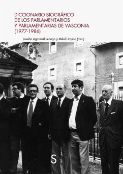 Cover Diccionario biográfico de los parlamentarios y paralamentarias de Vasconia (1977-1986)