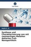 Synthese und Charakterisierung von mit zweiwertigen Metallen dotierten CuO-Nanopartikeln