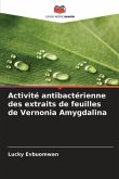 Activité antibactérienne des extraits de feuilles de Vernonia Amygdalina