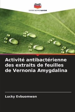 Activité antibactérienne des extraits de feuilles de Vernonia Amygdalina - Evbuomwan, Lucky