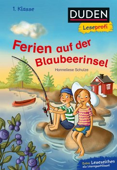 Duden Leseprofi - Ferien auf der Blaubeerinsel, 1. Klasse (Mängelexemplar) - Schulze, Hanneliese