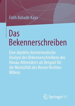 Das Bekennerschreiben (eBook, PDF) - Kaya, Fatih Bahadir