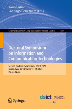 Cover Doctoral Symposium on Information and Communication Technologies (eBook, PDF)