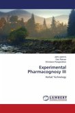 Experimental Pharmacognosy III