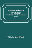 An Introduction to Psychology; Translated from the Second German Edition