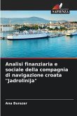 Analisi finanziaria e sociale della compagnia di navigazione croata &quote;Jadrolinija&quote;