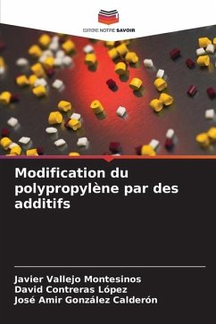 Modification du polypropylène par des additifs - Vallejo Montesinos, Javier;Contreras López, David;González Calderón, José Amir