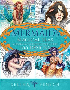 Mermaids Magical Seas Coloring Collection - Fenech, Selina