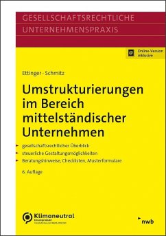 Umstrukturierungen im Bereich mittelständischer Unternehmen - Ettinger, Jochen;Schmitz, Markus