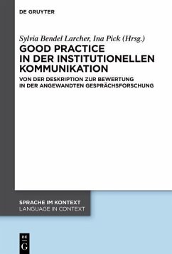 Cover Good practice in der institutionellen Kommunikation