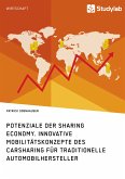 Potenziale der Sharing Economy. Innovative Mobilitätskonzepte des Carsharing für traditionelle Automobilhersteller (eBook, PDF)