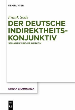 Der deutsche Indirektheitskonjunktiv (eBook, ePUB) - Sode, Frank
