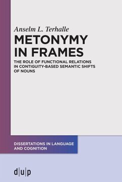 Metonymy in Frames (eBook, ePUB) - Terhalle, Anselm L.