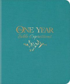 The One Year Bible Expressions NLT (Leatherlike, Tidewater Teal)